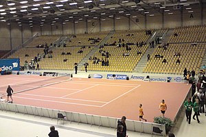 Der Innenraum der Halle bei den Danish Open 2008