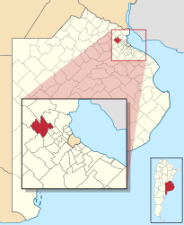 Partido di Pilar – Mappa