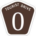 Template for creating single-digit route marker images