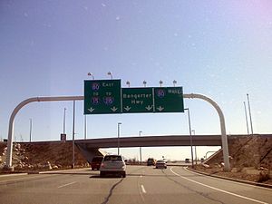 Bangerter Highway southbound leading out of th...