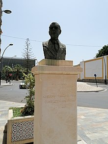 Büste von Gregorio Garcia Segura in Cartagena