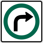 RB-14R Right turn required