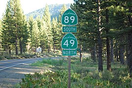 Kreuzung mit der Route 89