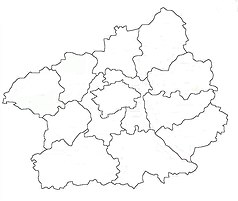 Mapa lokalizacyjna kraju środkowoczeskiego