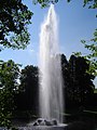 The Emperor Fountain, Chatsworth House, Derbyshire (1843) was built for a visit of Tsar Nicholas I of Russia which never took place. It could jet water upward 296 feet.