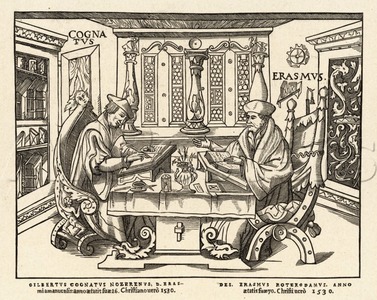 Gilbert Cousin et Erasme (1530)