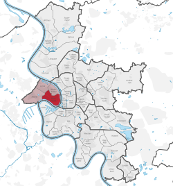 Mappa dei quartieri di