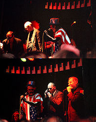Drahdiwaberl live – Konzert währendn Protest zwengam Bsuach vom US-Präsident George W. Bush in Wean (Juni 2006)