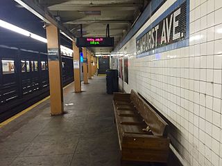 Elmhurst Avenue - Manhattan bound platform.jpg