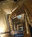 Le scale interne della Torre degli Asinelli.