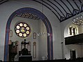 Evangelische Kirche Hagedorn, Blick zum Chorraum der Neuromanischen Kirche