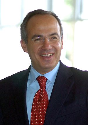 English: Felipe Calderón, president of Mexico....