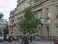 Provincial and territorial flags on Canada House