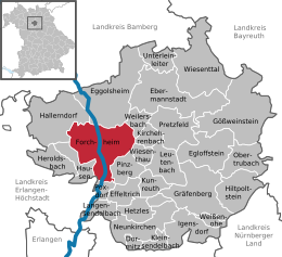 Forchheim – Mappa