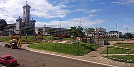 Foto da Praça da Matriz de Taquaruçu do Sul