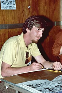 Photo of Frank Miller at 1982 San Diego Comic Con