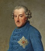 King Frederick II of Prussia, "the Great" Friedrich der Grosse - Johann Georg Ziesenis - Google Cultural Institute (cropped).jpg