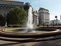 Fuente en la Plaza de Mayo