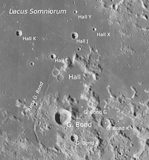 G. Bond und Umgebung (LROC-WAC)