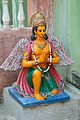 Iconografia de Garuda al temple Radha Krishna a Calcuta.
