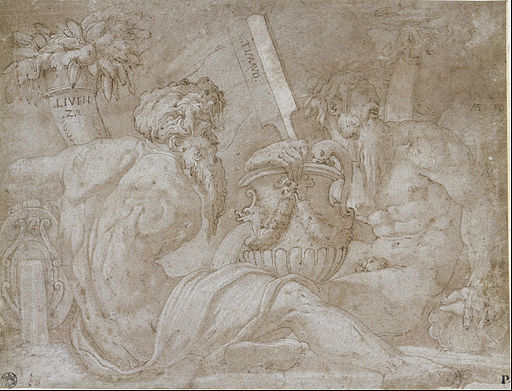 Giorgio Vasari - Three river gods - Google Art Project