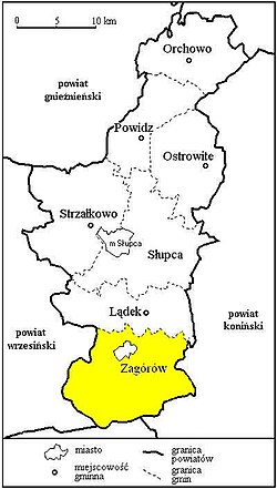 Vị trí của Gmina Zagórów