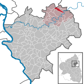 Poziția Heistenbach pe harta districtului Rhein-Lahn-Kreis