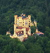 Hohenschwangau von Neuschwanstein aus