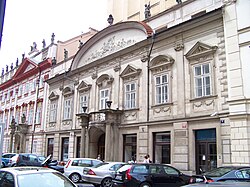 A Swéerts-Šporkův palota Prága Újvárosában (Hybernská utca)