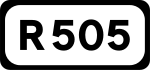 R505 road shield}}