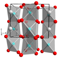 Kristallstruktur von Indium(I,III)-tellurid
