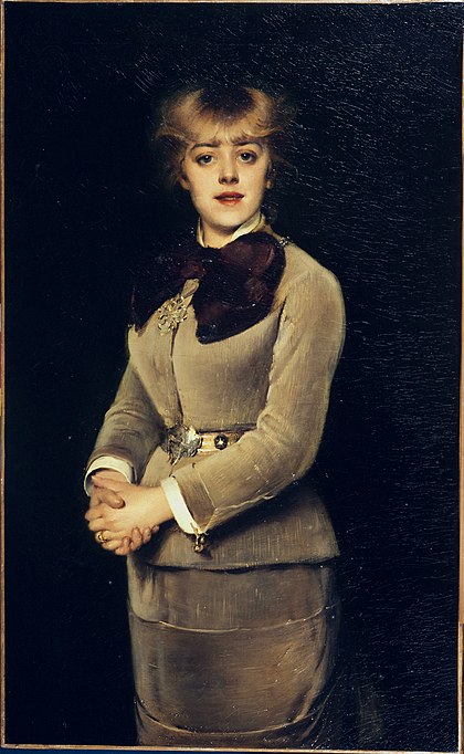 Portrait of Jeanne Samary, Louise Abbéma, 1880