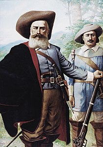 Domingos Jorge Velho e o Loco-tenente Antônio F. de Abreu óleo sobre tela, Benedito Calixto, 1903