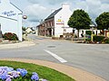 Kersaint-Plabennec : le carrefour principal du bourg.