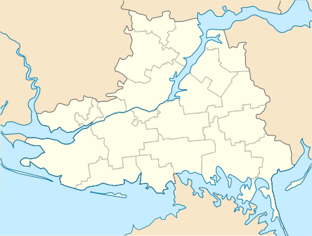 Location map Украинэ Херсон област