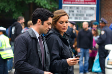 Detective Olivia Benson and Dectective Nick Amaro characters in Law & Order: Special Victims Unit Law and Order SVU.png