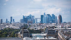 Le quartier de la Défense vu de la Tour Saint-Jacques, Paris août 2014.jpg