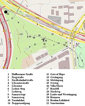 Plan 1: Leibfriedscher Garten.[3]