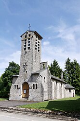 The church in Ménil-Annelles