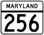 Maryland Route 256 marker