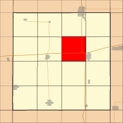 Location in Hancock County