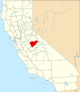 Localisation de Comté de Mariposa(en) Mariposa County