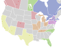 Location map of National Hockey League.