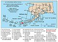 The Aleutian Arc, with both oceanic and continental parts.