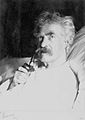 Mark Twain with pipe, 1906.jpg