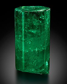 An emerald crystal