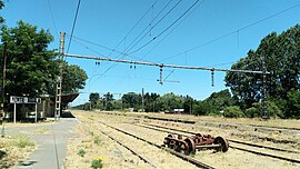 Monte Águila Bahnhof.