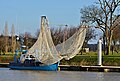 20. A Mayflowers halászhajó (civellier) Mortagne-sur-Gironde település kikötőjében (Franciaország, Charente-Maritime) (javítás)/(csere)