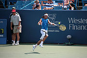 Nadal at the 2006 Cincinnati Masters.