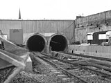 建設中のトンネル